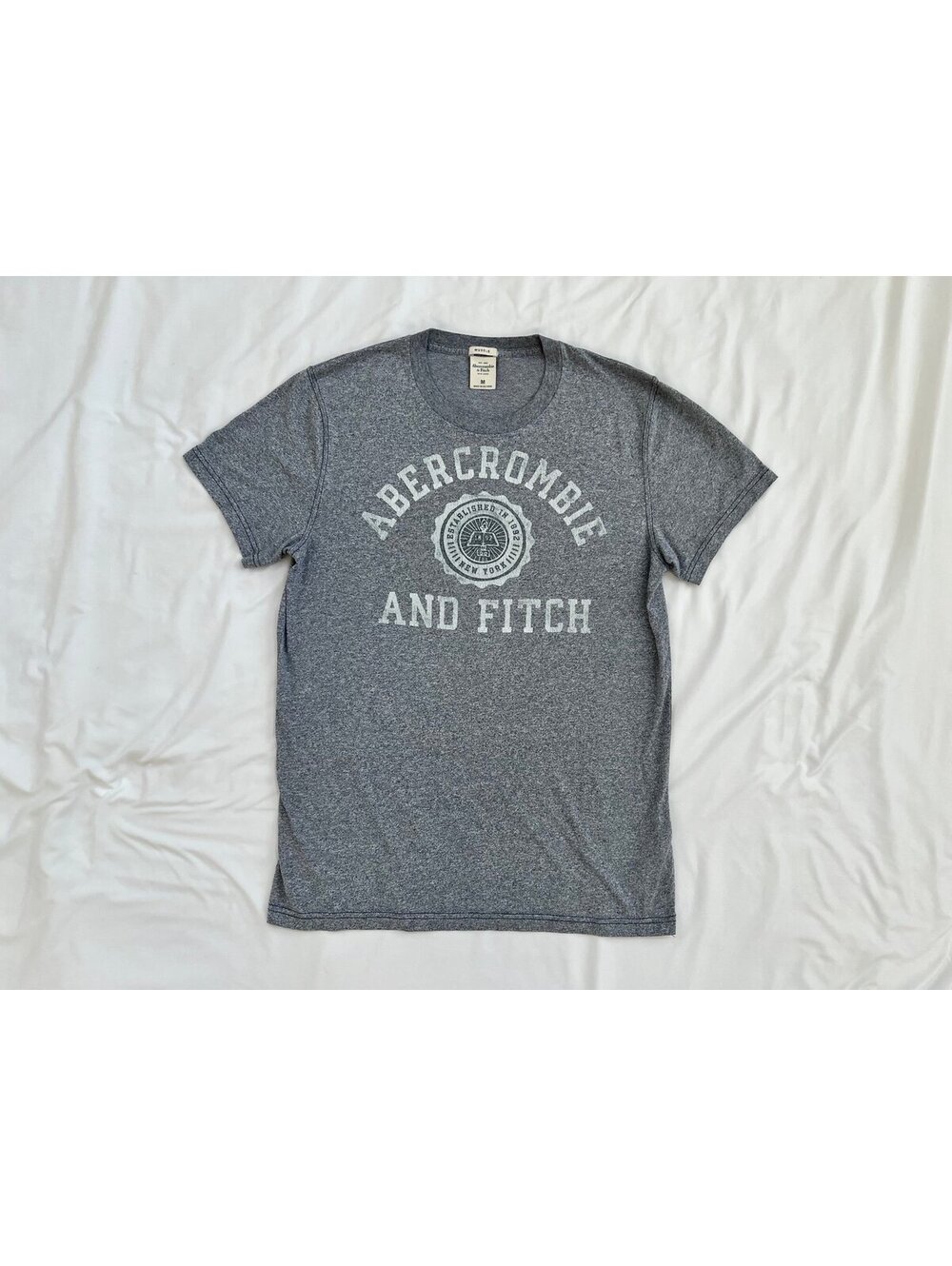Abercrombie and Fitch men’s size M heather blue muscle tshirt